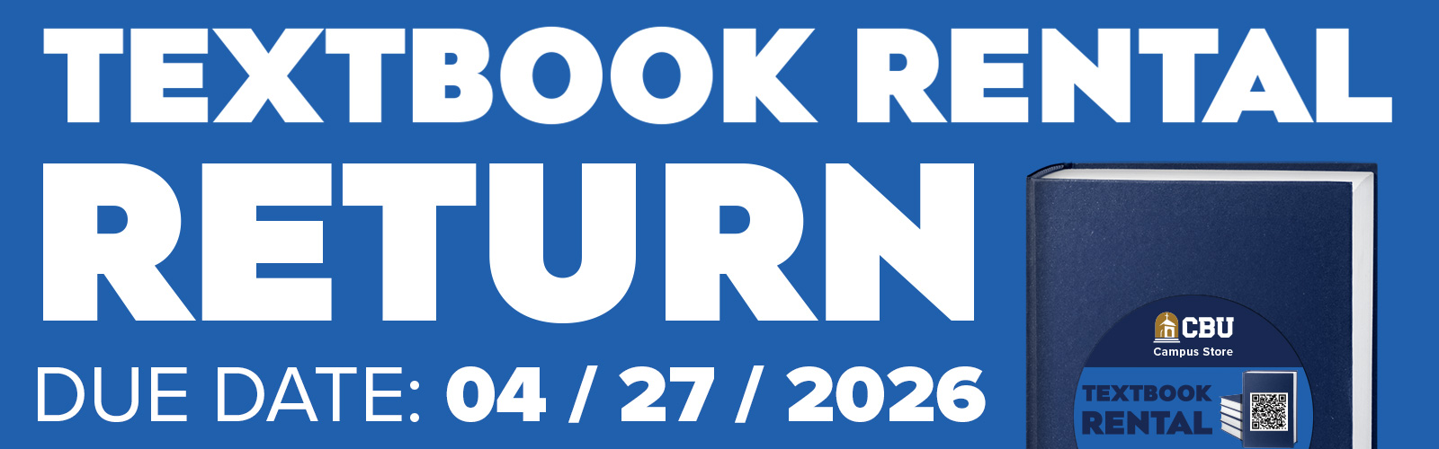 Textbook Rental Due Date Banner Image